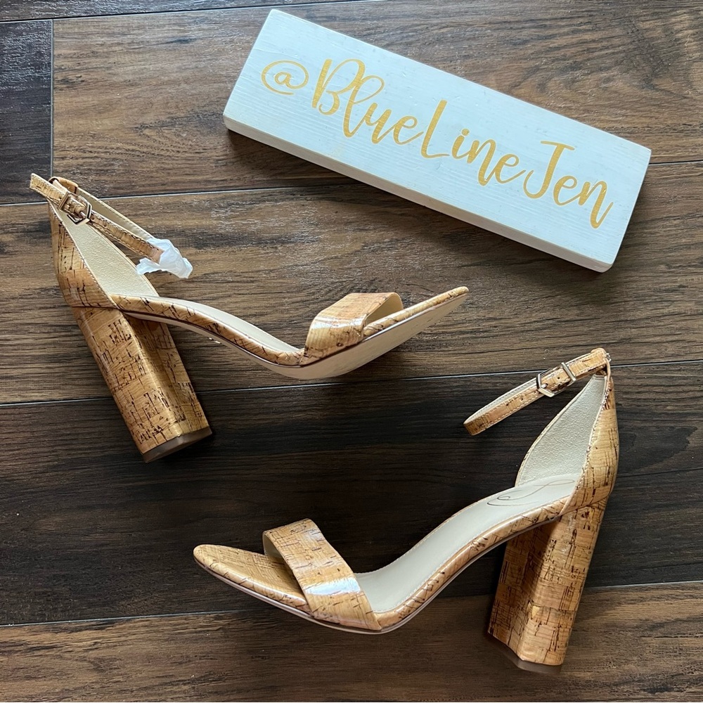 Sam Edelman Tan Cork Sandals